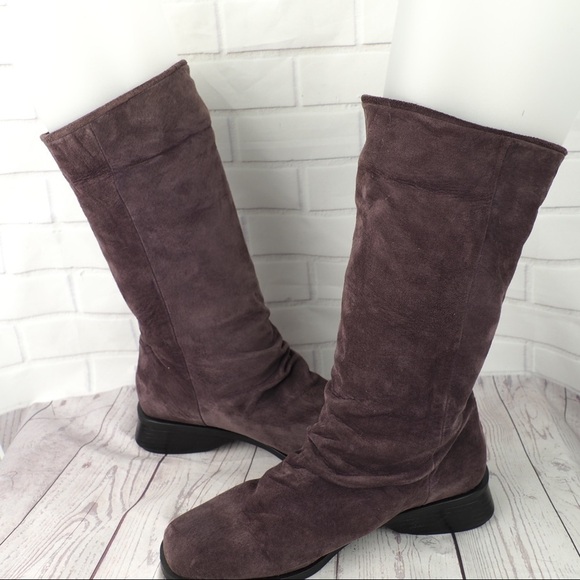 Markron Simon sz 8 purple suede tall boots - Picture 8 of 15